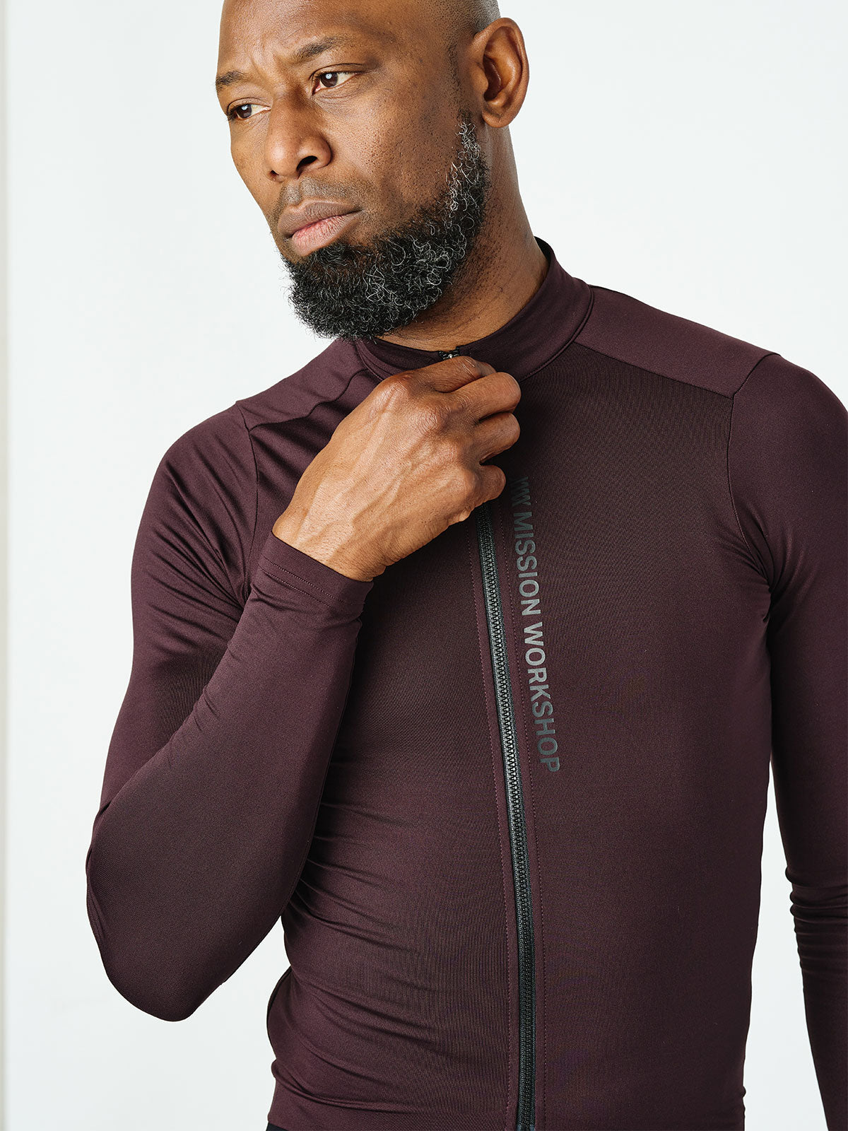 Mission Pro Jersey : LS Heren by Mission Workshop - Weerbestendige tassen & technische kleding - San Francisco & Los Angeles - Gemaakt om te doorstaan - Voor altijd gegarandeerd