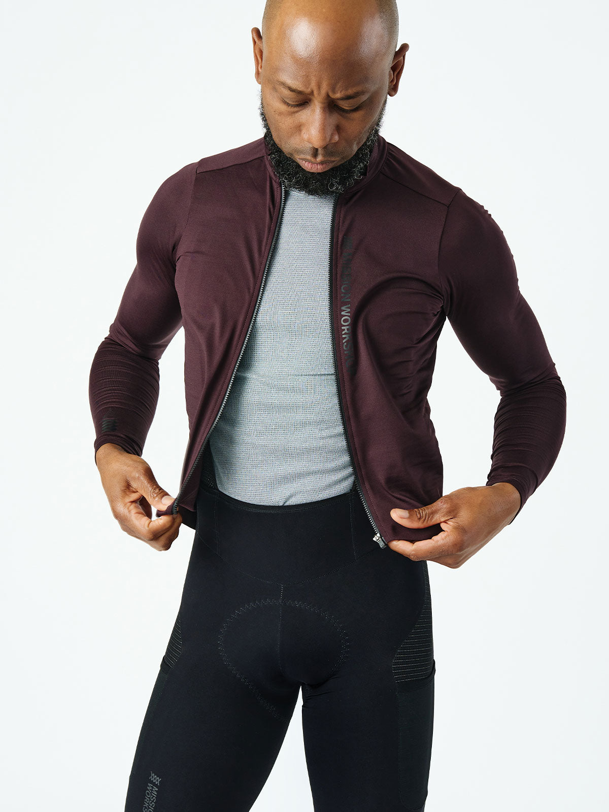 Mission Pro Jersey : LS Heren by Mission Workshop - Weerbestendige tassen & technische kleding - San Francisco & Los Angeles - Gemaakt om te doorstaan - Voor altijd gegarandeerd