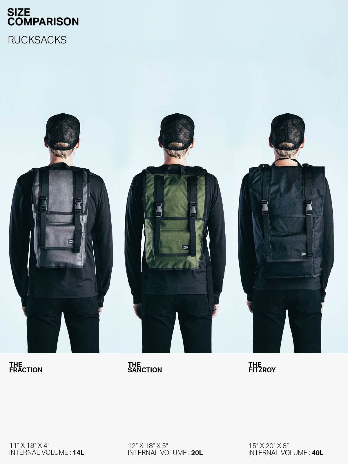 Fraction by Mission Workshop - Weerbestendige tassen & technische kleding - San Francisco & Los Angeles - Gebouwd om lang mee te gaan - Voor altijd gegarandeerd