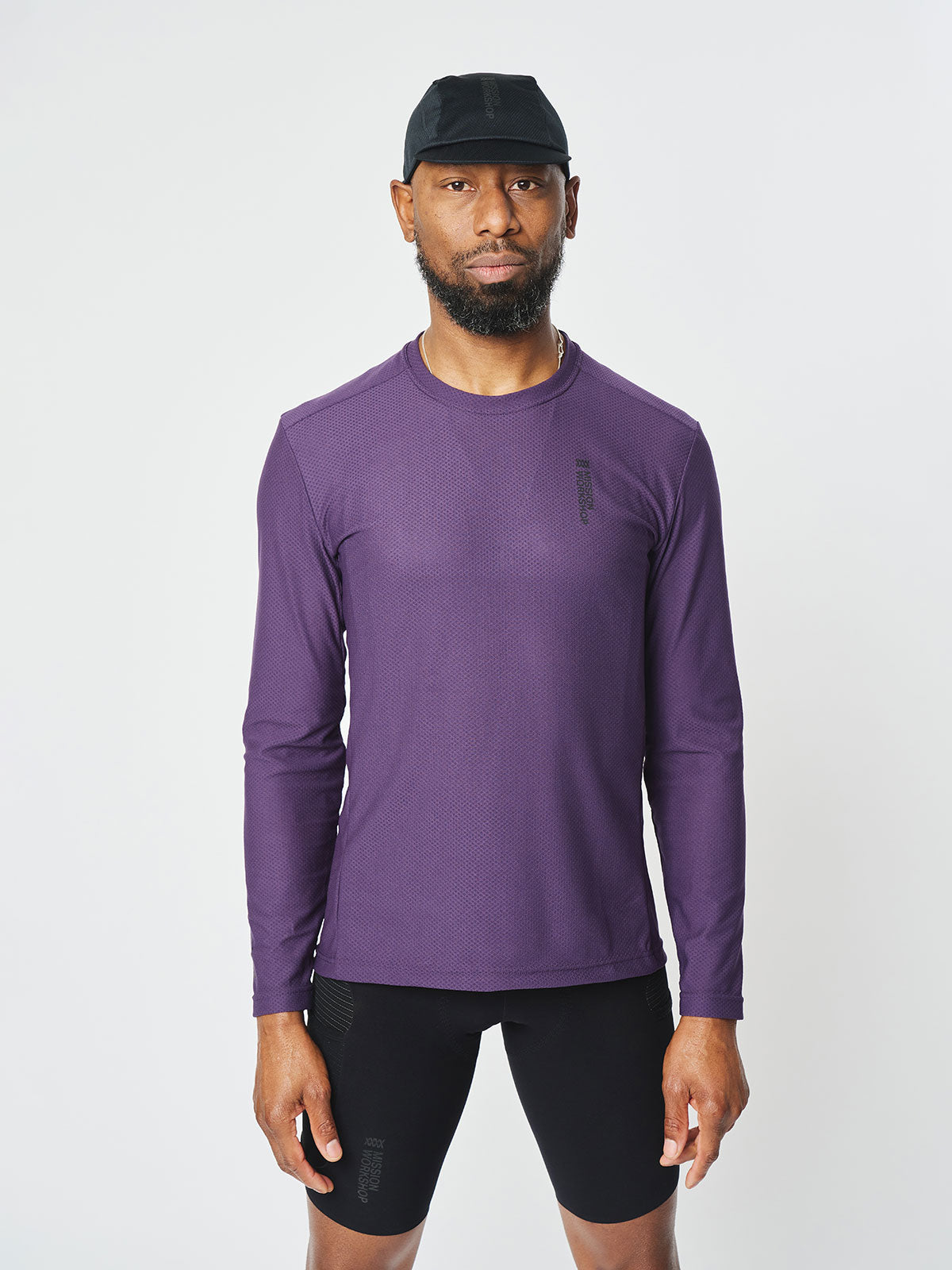 Mission Pro Tech Tee : LS Heren by Mission Workshop - Weerbestendige tassen & technische kleding - San Francisco & Los Angeles - Gemaakt om te verdragen - Voor altijd gegarandeerd