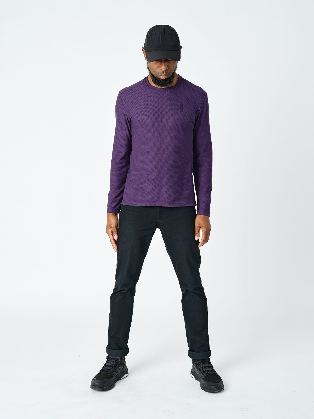 Mission Pro Tech Tee : LS Heren by Mission Workshop - Weerbestendige tassen & technische kleding - San Francisco & Los Angeles - Gemaakt om te verdragen - Voor altijd gegarandeerd
