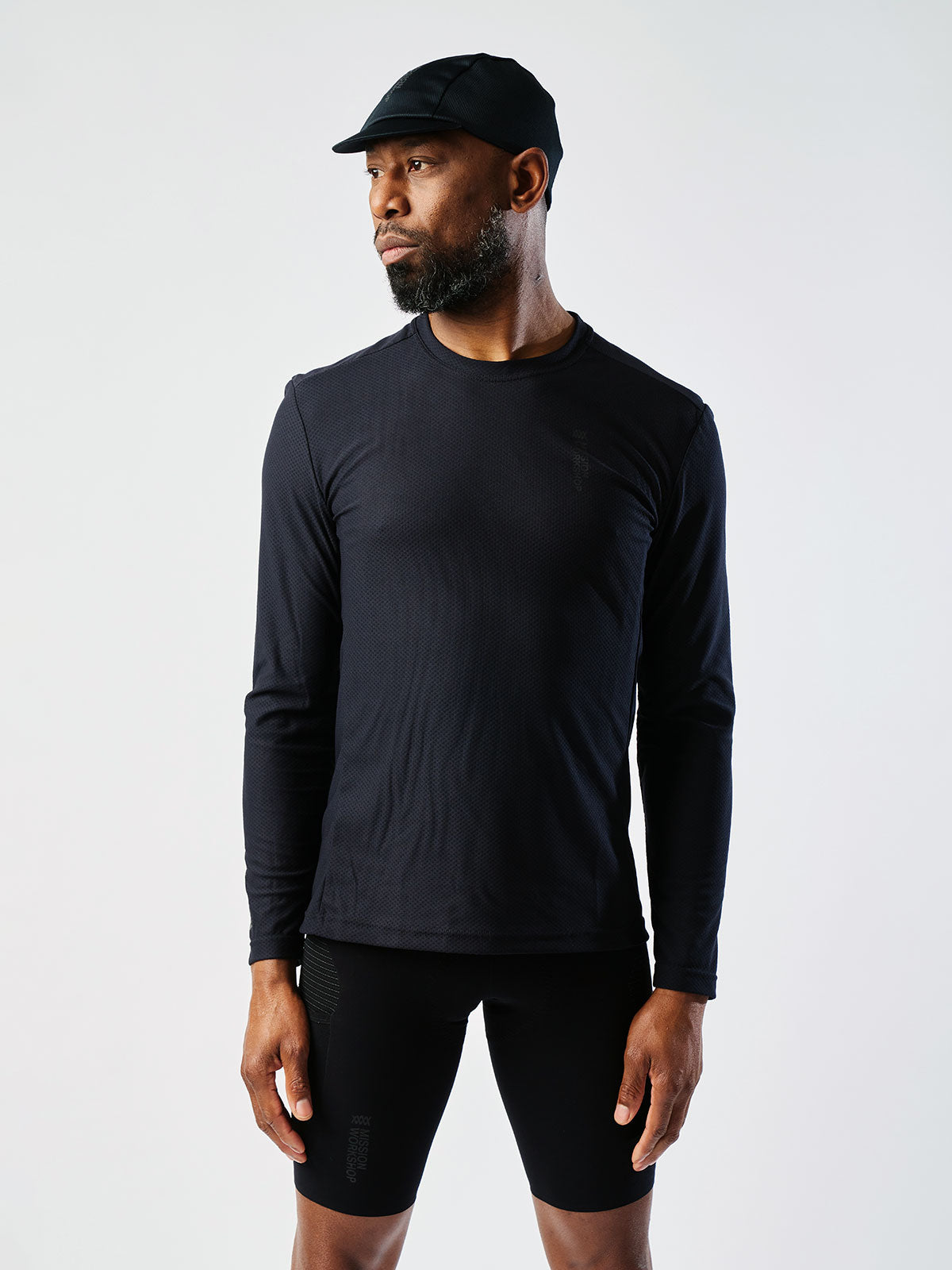 Mission Pro Tech Tee : LS Heren by Mission Workshop - Weerbestendige tassen & technische kleding - San Francisco & Los Angeles - Gemaakt om te verdragen - Voor altijd gegarandeerd