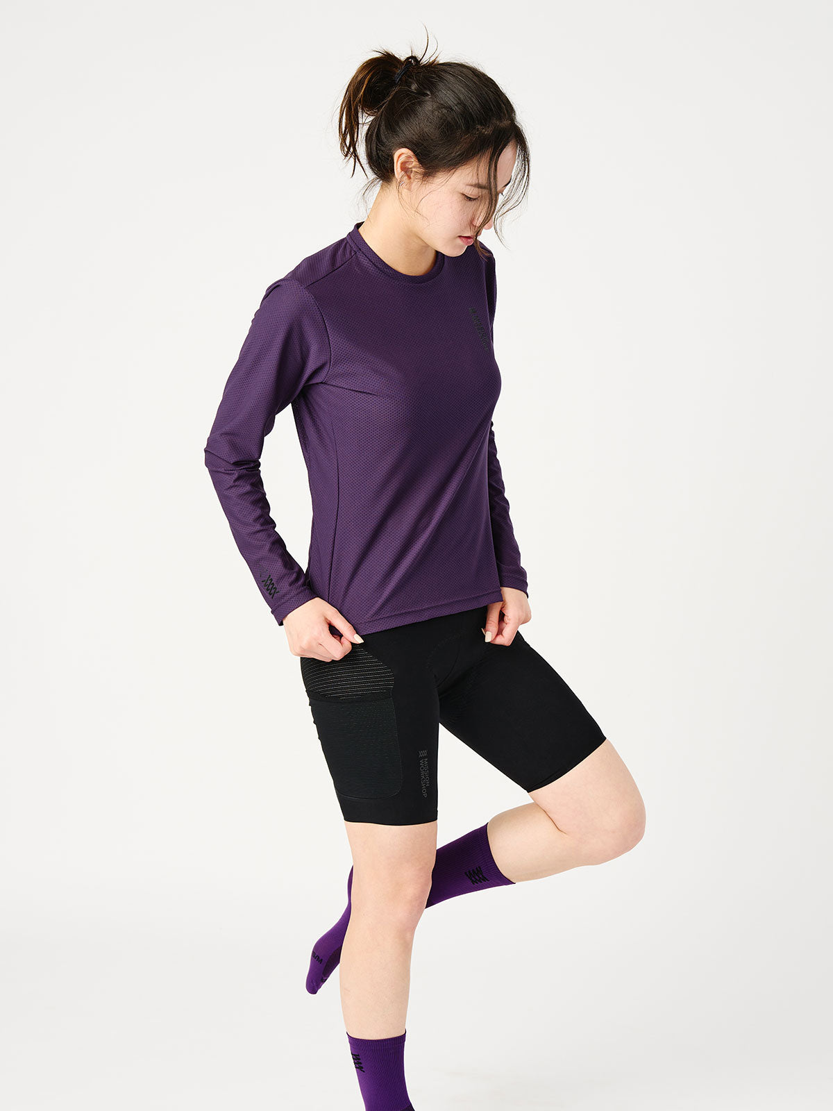 Mission Pro Tech Tee : LS Women's by Mission Workshop - Weerbestendige tassen & technische kleding - San Francisco & Los Angeles - Gemaakt om te doorstaan - Voor altijd gegarandeerd