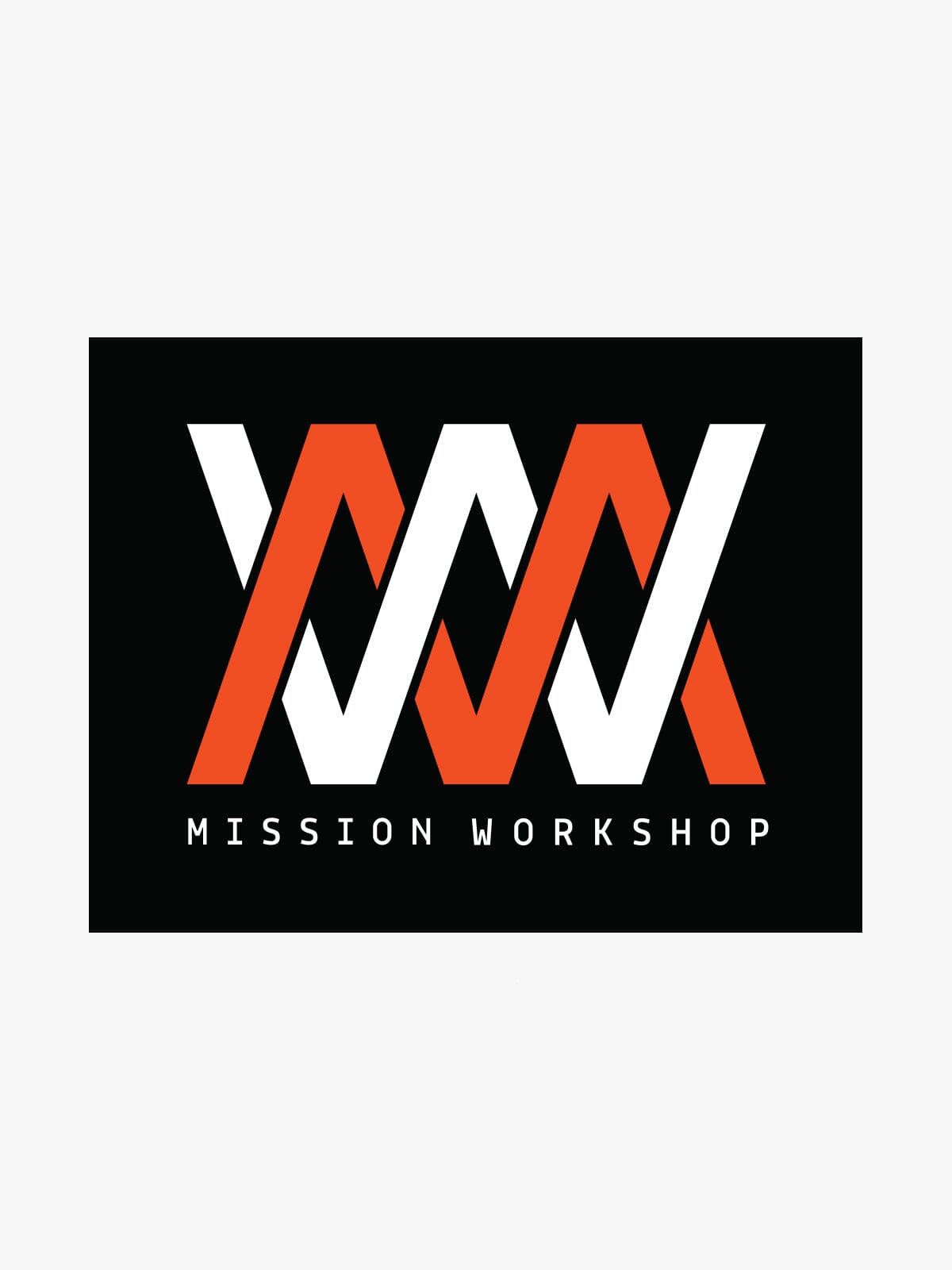 MW Stickers van Mission Workshop - Weerbestendige tassen & technische kleding - San Francisco & Los Angeles - Gebouwd om lang mee te gaan - Voor altijd gegarandeerd