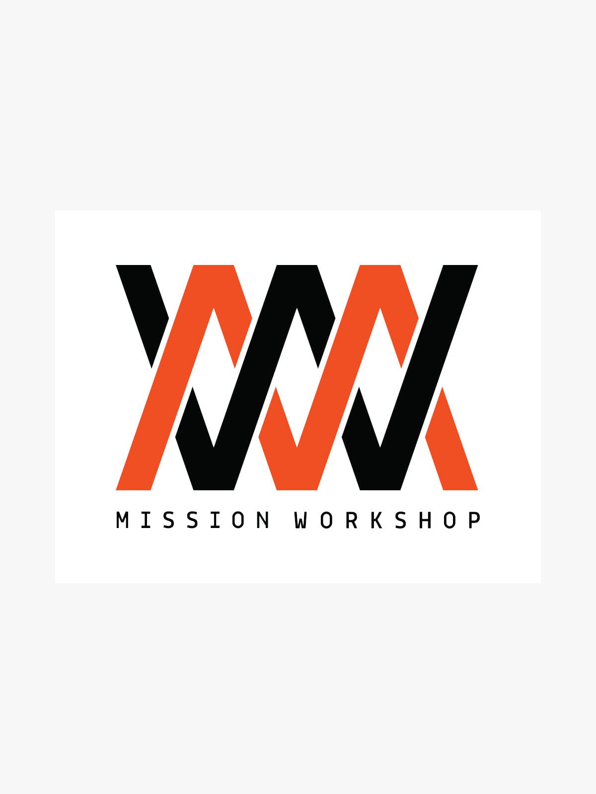 MW Stickers van Mission Workshop - Weerbestendige tassen & technische kleding - San Francisco & Los Angeles - Gebouwd om lang mee te gaan - Voor altijd gegarandeerd